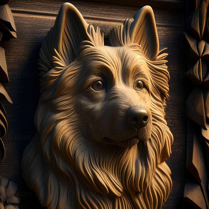 3D model The Bergamian Shepherd dog (STL)